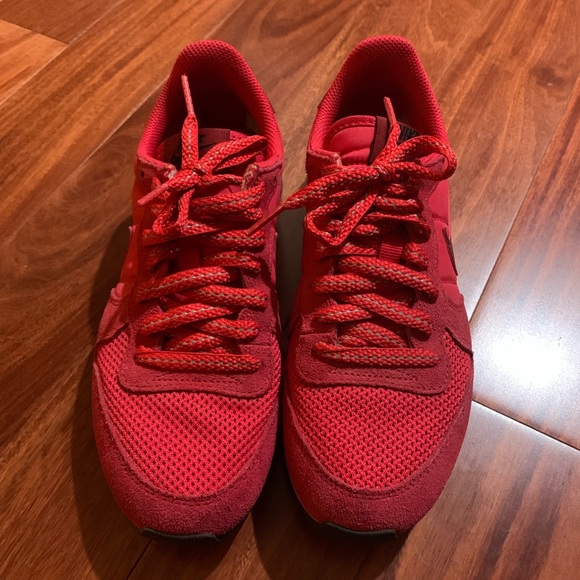 nike blue and red sneakers